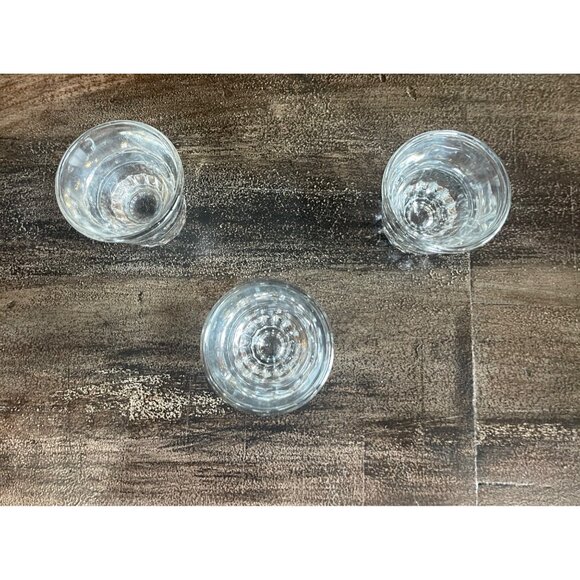 Lot of 3 Libbey Heavy Bottom Shot Glass/Glasses Vintage Barware - Picture 2 of 6
